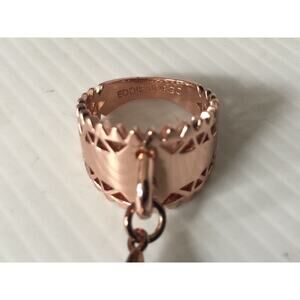EDDIE BORGO Tassel RING Rose Gold Size 7 NWT